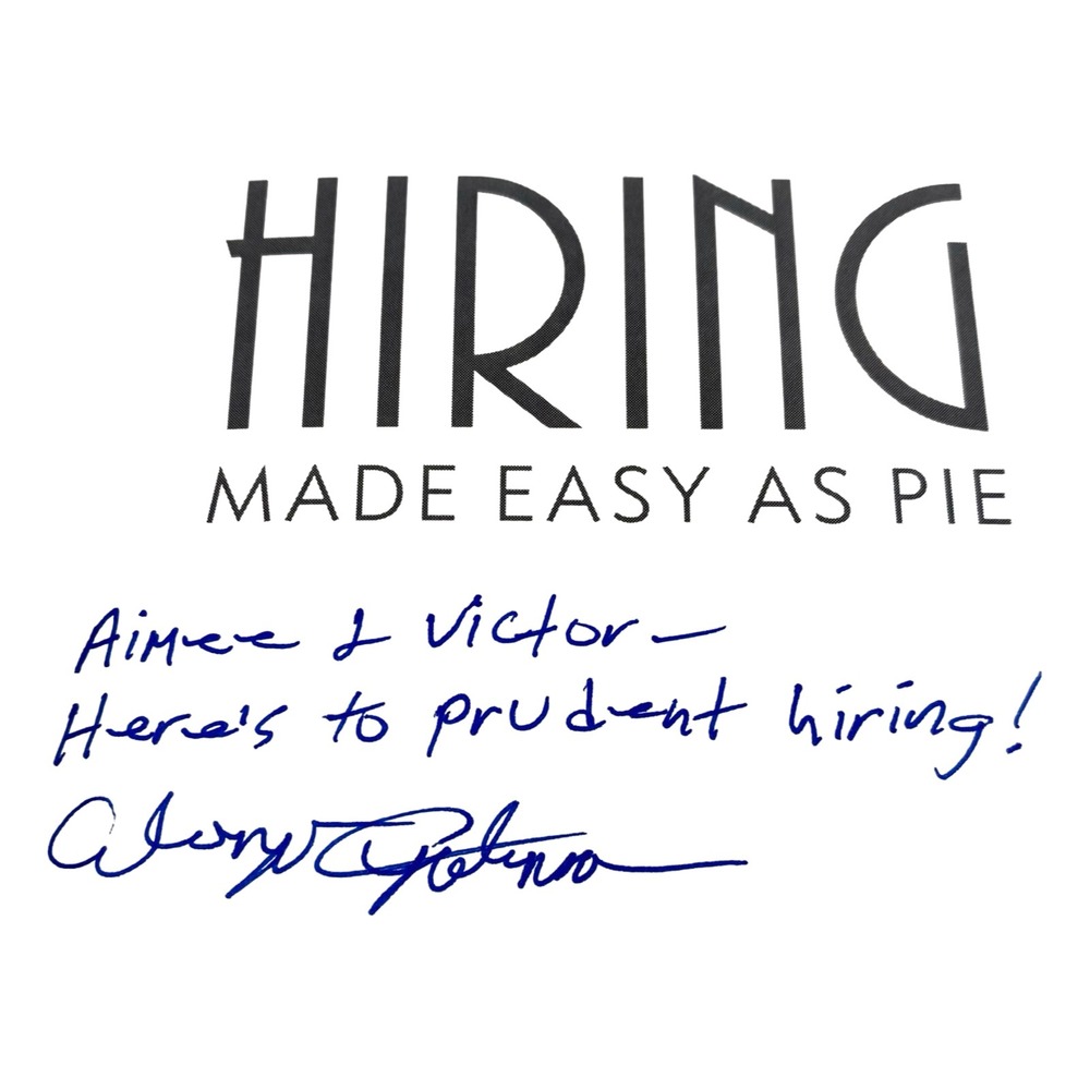 Signed Alonzo Johnson Ph.D. Hiring Made Easy‎ As Pie & Coaching Made Easy Books - Picture 4 of 6